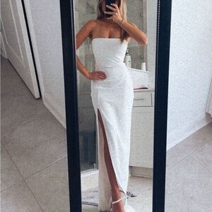 windsor strapless gown